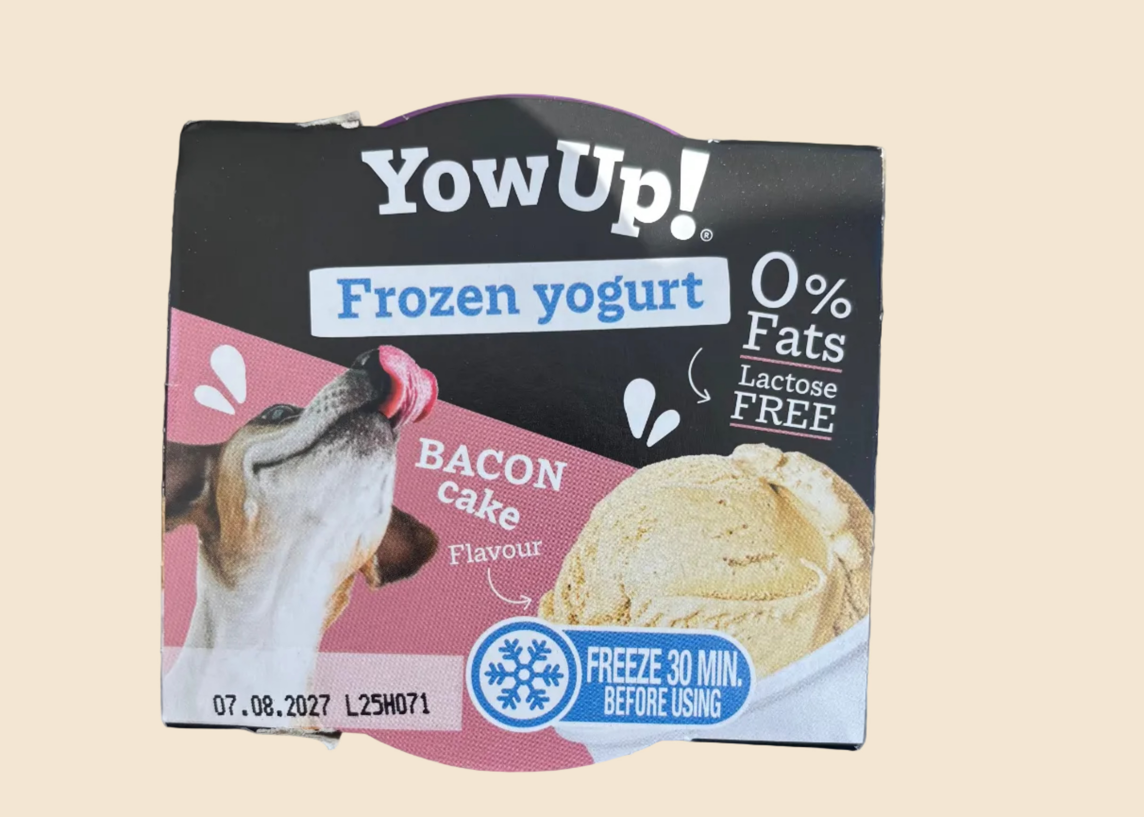 Crème glacée YowUp au bacon