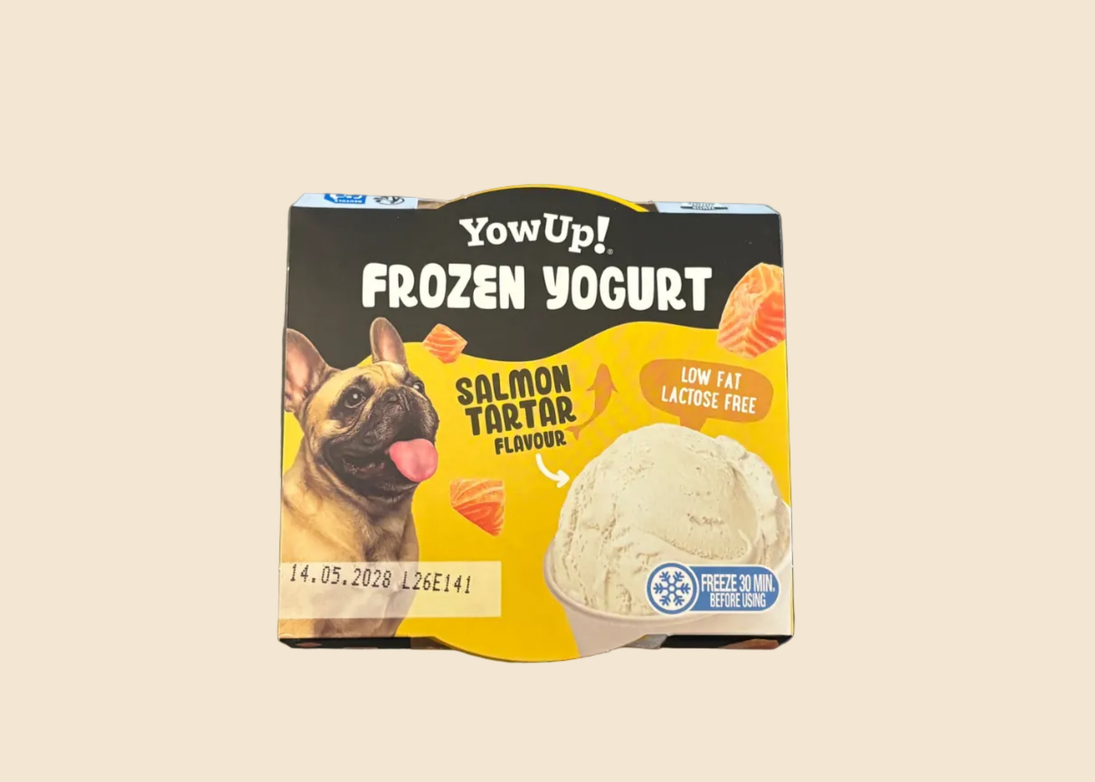 Crème glacée YowUp au Tartare de Saumon